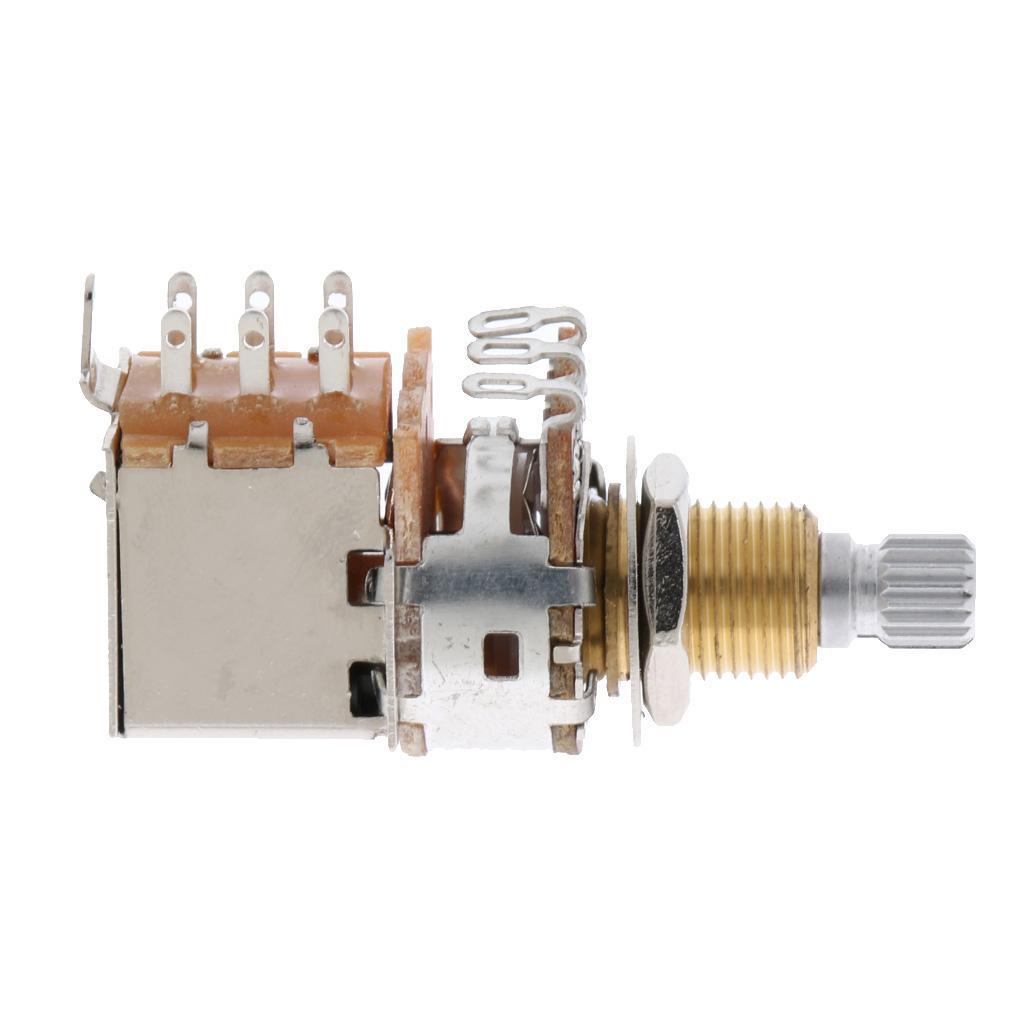 Practical Copper Guitars Bass Push Pull Control Pots Potentiometer DIY