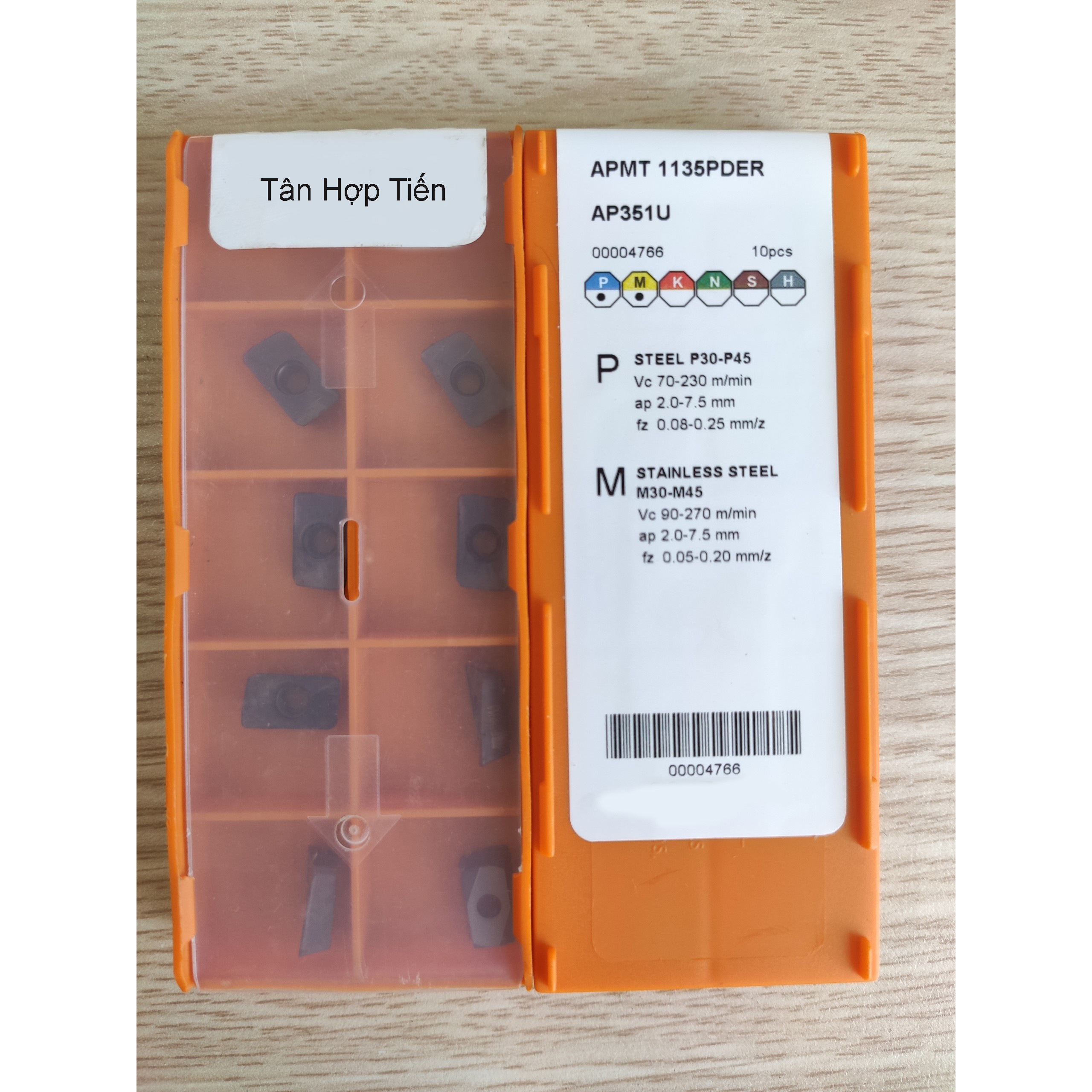 Mảnh Phay APMT1135PDER _AP351U - 1 Hộp/10cps