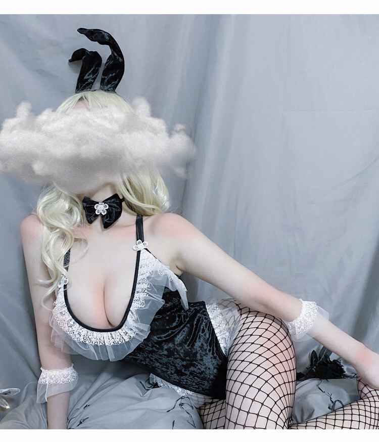 Cosplay jum thỏ nhung kim sa nhiều màu