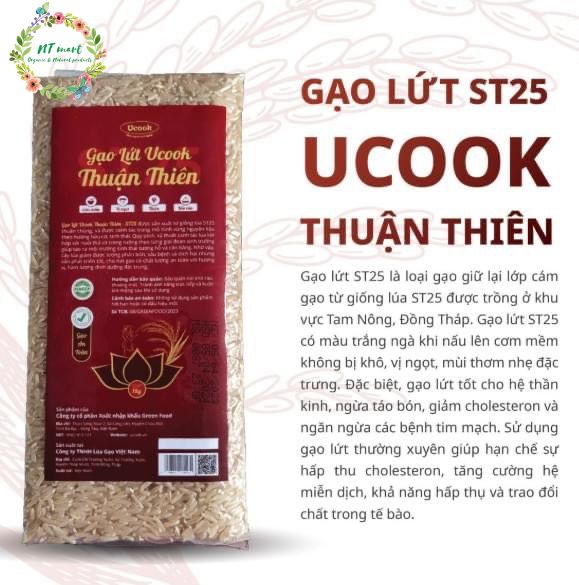 Gạo lứt ST25 - Thuận Thiên túi 1KG