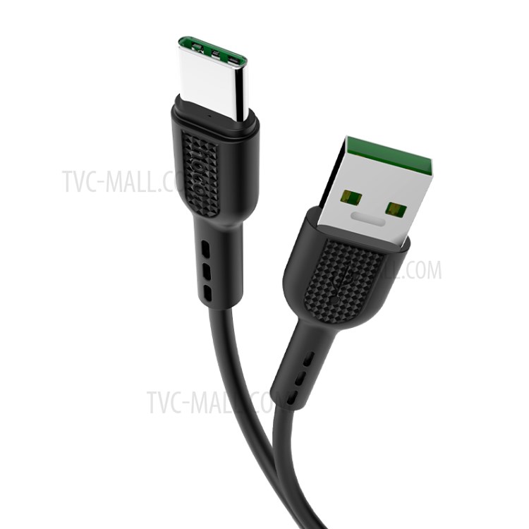 Cáp sạc nhanh hoco u53 – dây sạc chống gập đứt micro usb 4a  usb type C 5a cho điện thoại oppo hauwie xiaomi vooc …vv - hàng chính hãng