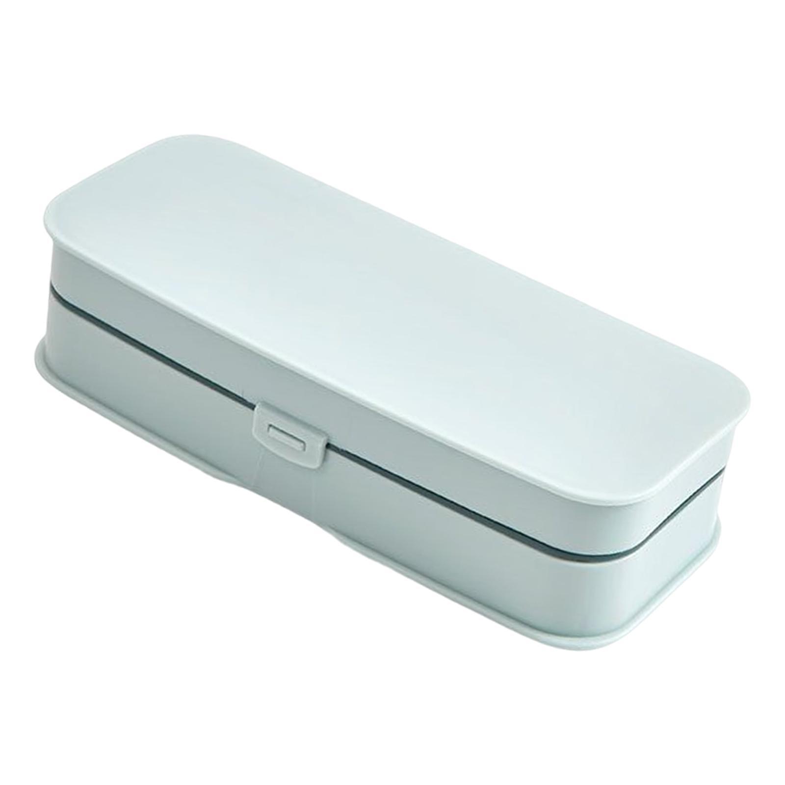 Sewing Kit Storage Box Organizer Bag Portable Blue