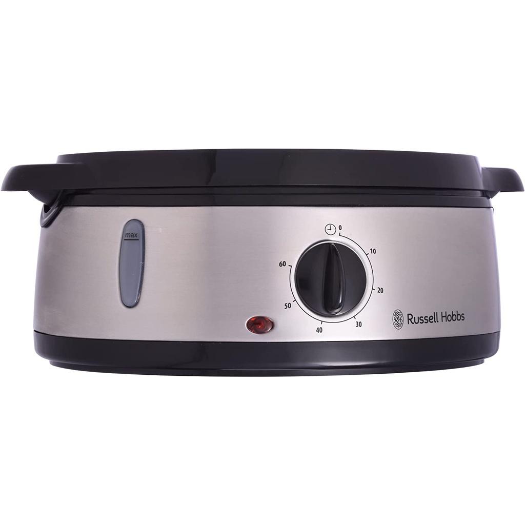 Nồi Hấp 3 Tầng RUSSELL HOBBS, công Suất 800W, 9L, Giúp Giữ Lại Nguyên Dinh Dưỡng Của Thực Phẩm, Nhập Đức, BH 12 Tháng