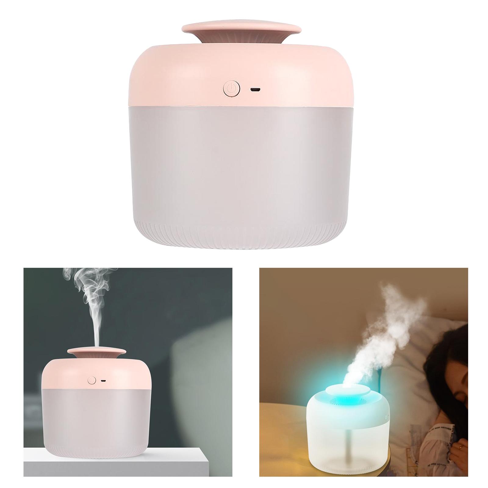 Ultrasonic Air Humidifier USB Aroma Difuser 2.4L Air Purifier with Colorful LED Light,Auto Shut Off