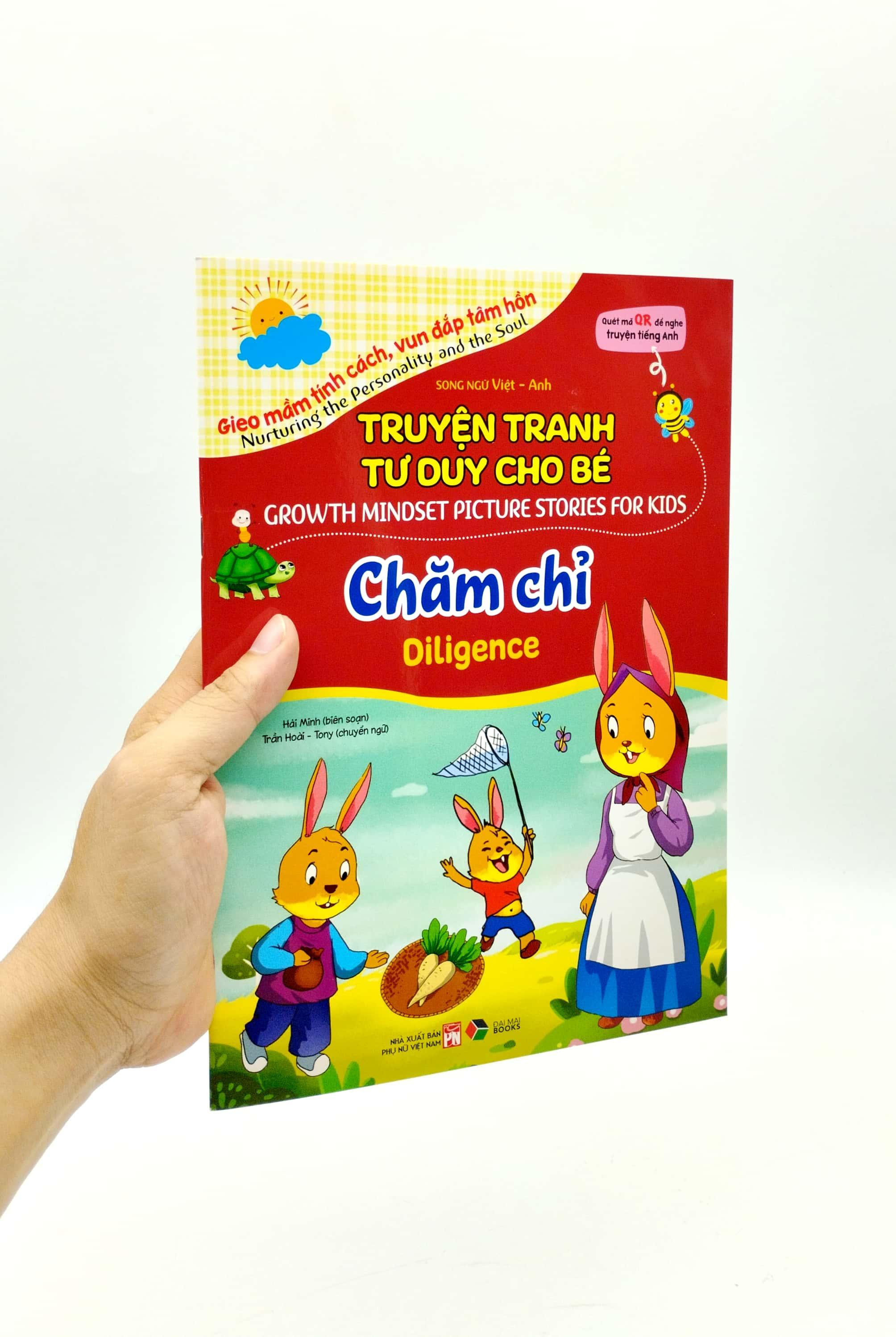 Truyện Tranh Tư Duy Cho Bé - Song Ngữ Việt-Anh - Chăm Chỉ