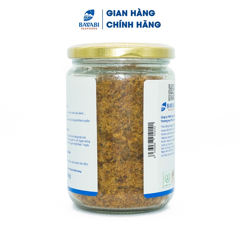 Ruốc Hàu Bavabi 100g Ăn Liền Thơm Ngon Bổ Dưỡng Thực Phẩm Sạch Biển Vân Đồn