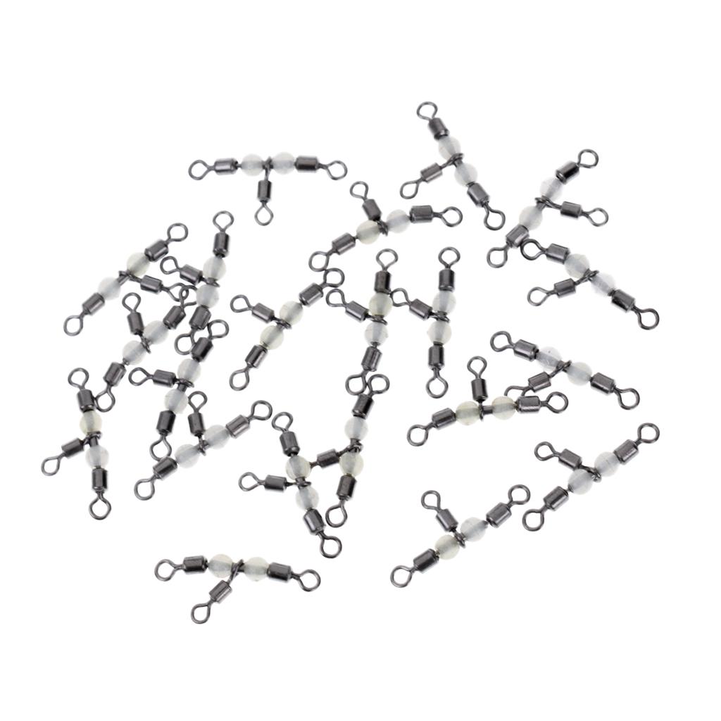 Stainless 3-WAY Terminal Tackle Rolling T Swivel Lure Fishing Tool 16mm