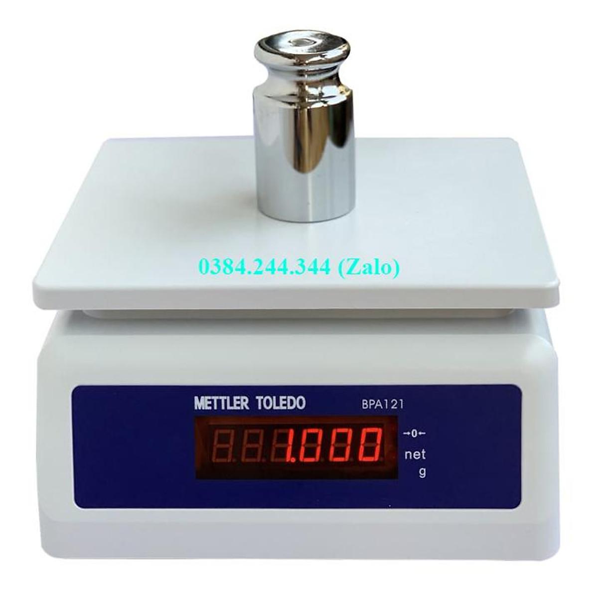 Cân điện tử chống nước Mettler Toledo BPA 121, mức cân tối đa 1.5kg, độ chia 0.2g, thiết kế chống nước tốt nhất