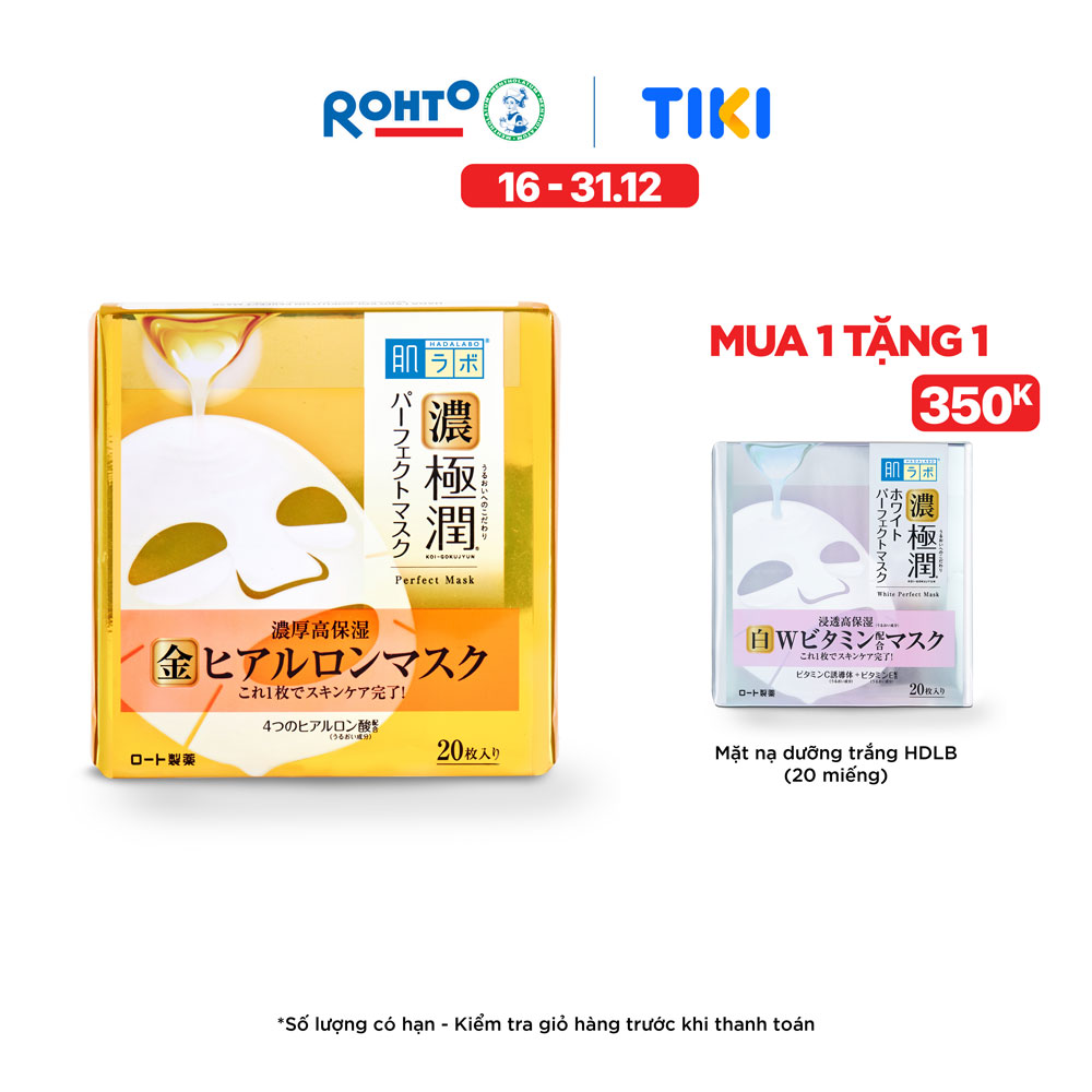 Mặt nạ dưỡng ẩm Hada Labo Koi-Gokujyun Perfect Mask