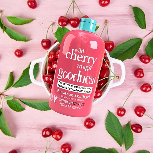Gel tắm chiết xuất Anh đào Treaclemoon nhập khẩu Đức - 500ml