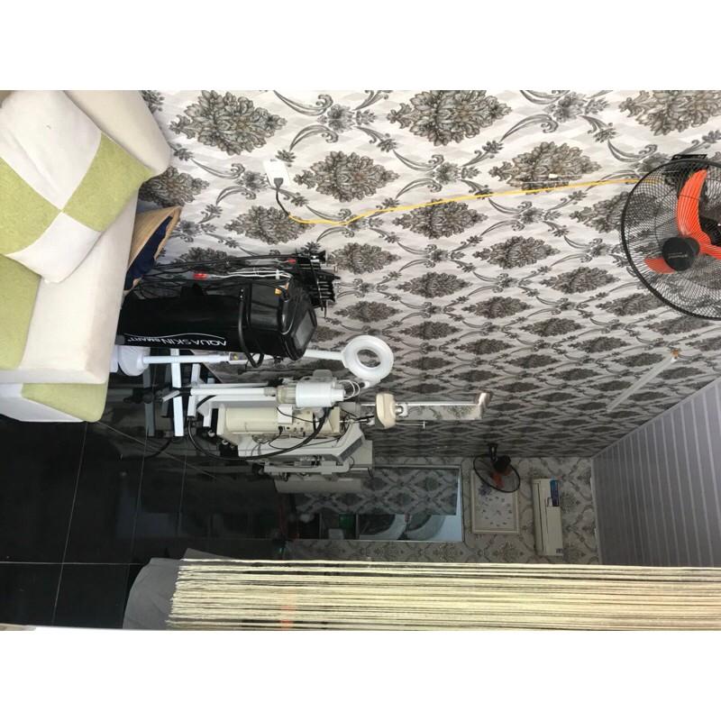 Giấy dán tường thô lụa cao cấp khổ 53cm*10 mét chưa sẵn keo hoa văn in lụa vân nổi sang trọng