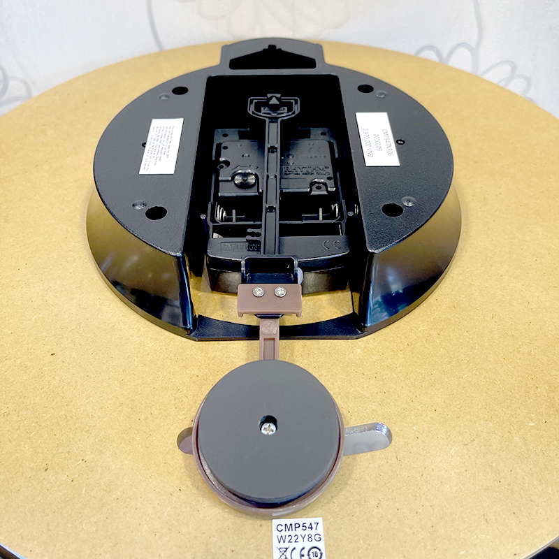 Đồng hồ treo tường Nhật Bản RHYTHM CMP547NR06, Kt 35.0 x 5.2cm, 780g, Vỏ Gỗ