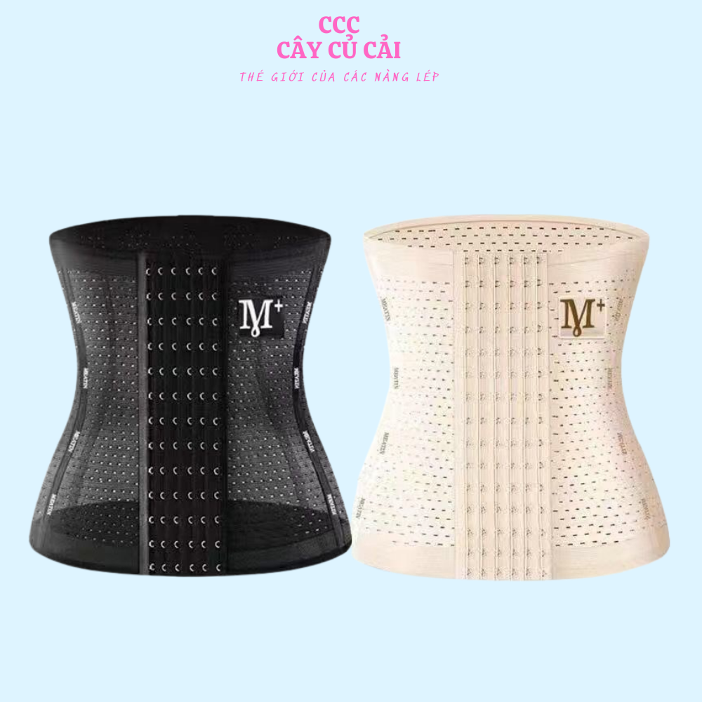Đai nịt bụng 6 nấc, gen nịt bụng 4 thanh chống cuộn định hình giảm mỡ, tạo eo thon sau sinh-CC010
