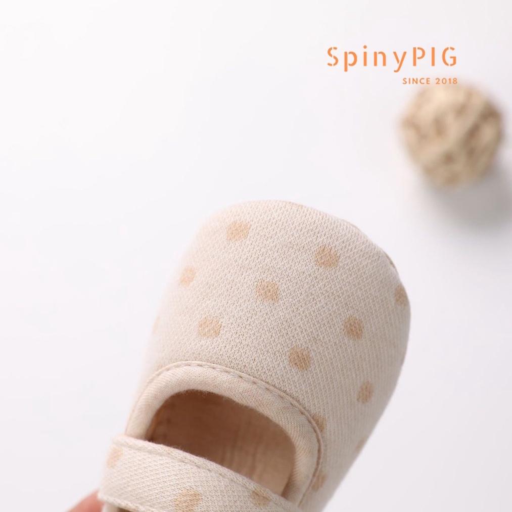 Cho Bé Giày tập đi cho bé 0-18 tháng tuổi 100% cotton hữu cơ tự nhiên không chất tẩy nhuộm chống trơn trượt hàng siêu x