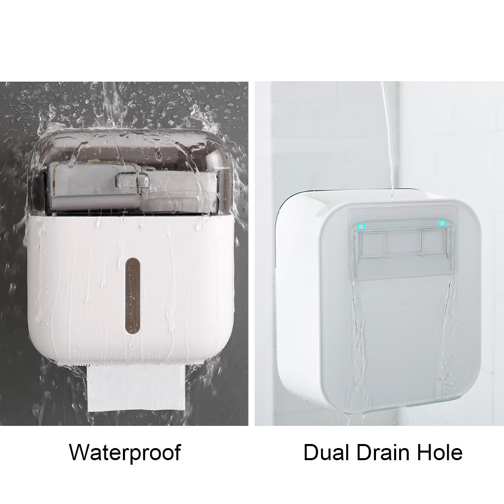 Hộp đựng giấy cuộn vệ sinh treo tường, chống thấm nước