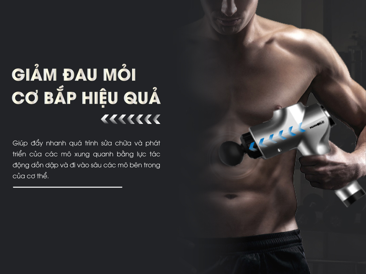 Máy massage cầm tay Panworld PW-3013 99 cấp độ - Hàng chính hãng