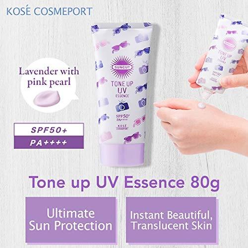 Kem Chống Nắng Nâng Tone Kose Suncut Nhật Bản Bảo Vệ Da Khỏi Tia UV, Bụi Mịn SPF50+ PA++++ 80G