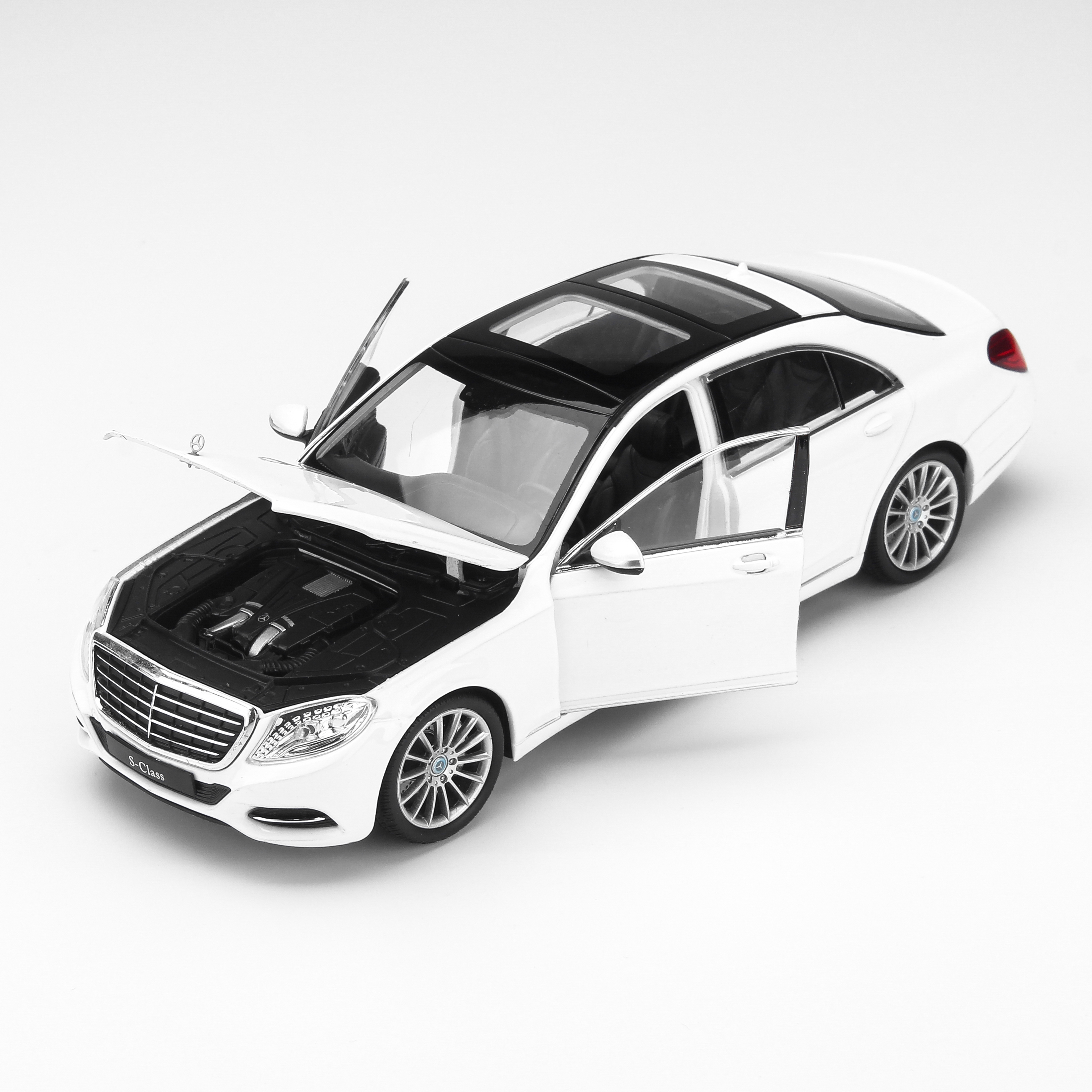 Mô hình xe Mercedes-Benz S500 1:24 Welly - 24051W