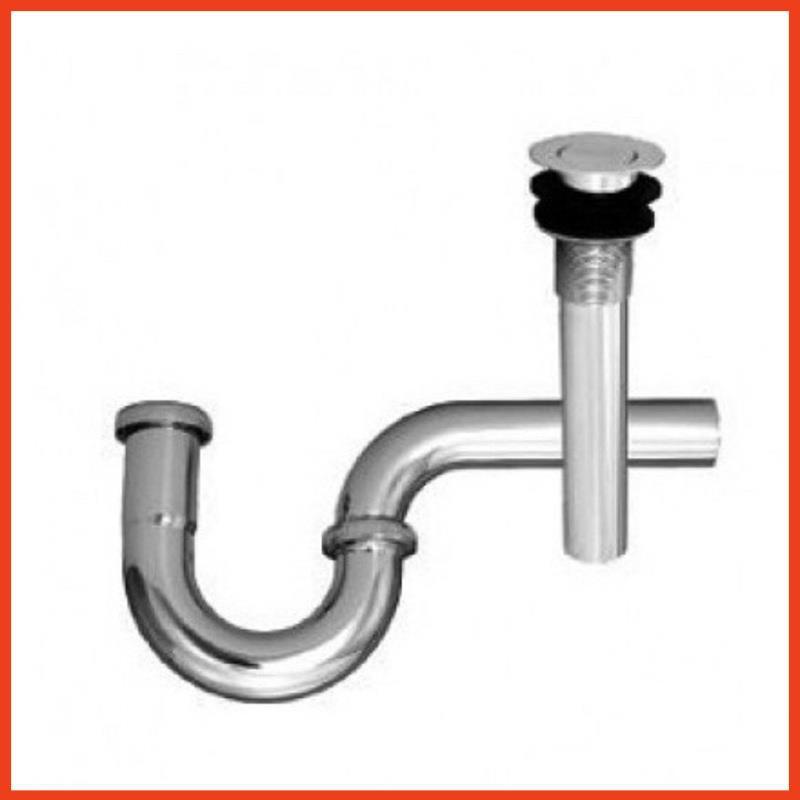 XI PHON THOÁT NƯỚC LAVABO INOX MẠ CROME SÁNG BÓNG .