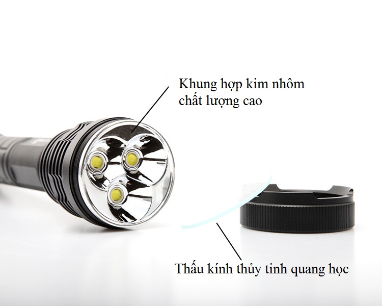 Đèn Pin Siêu Sáng 3 Led P50 Bản Cao Cấp