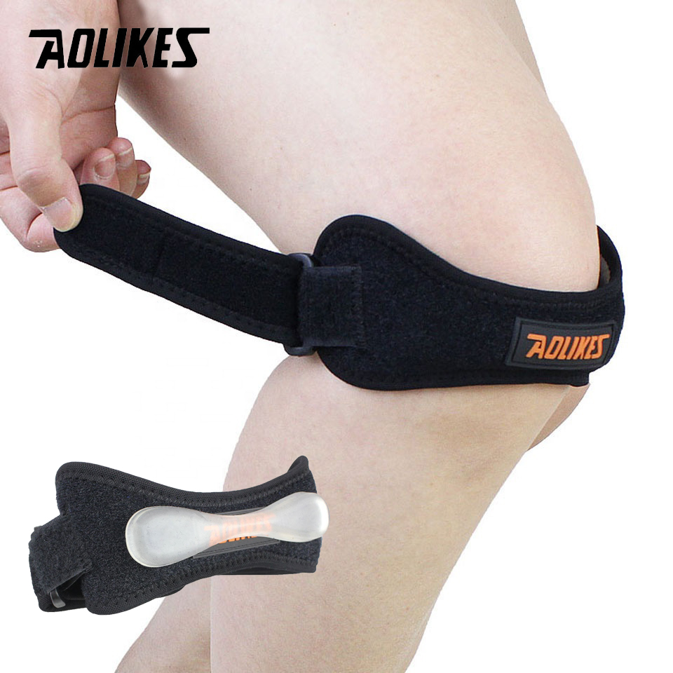 Bộ 2 đai bảo vệ hỗ trợ xương bánh chè AOLIKES YE-7918 hỗ trợ khớp gối Magnetic Knee Support Belt