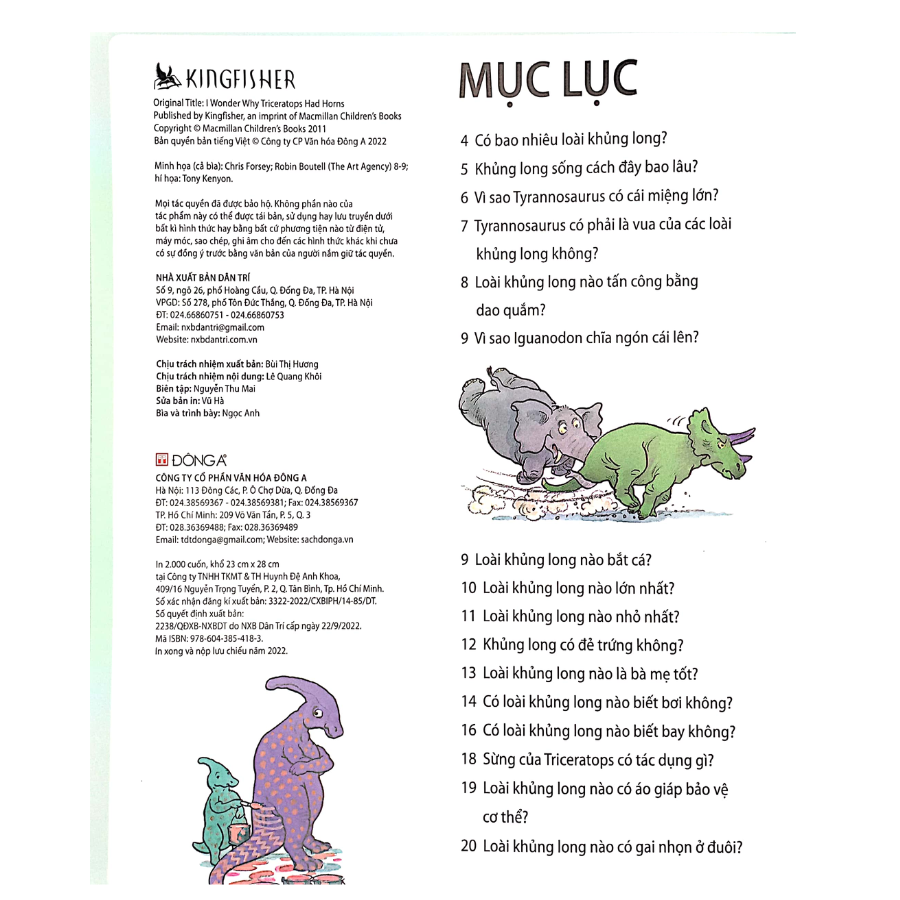 Em Muốn Biết Vì Sao - Khủng Long Tuyệt Chủng