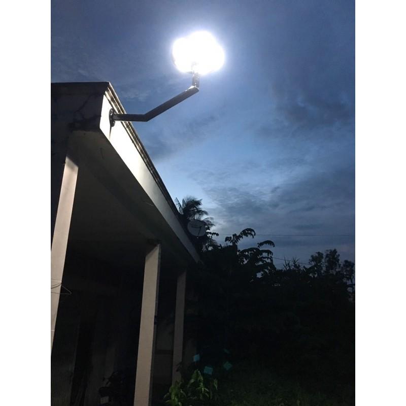 Đèn năng lượng mặt trời sân vườn, công viên UFO công suất 500W siêu sáng chống nước IP66