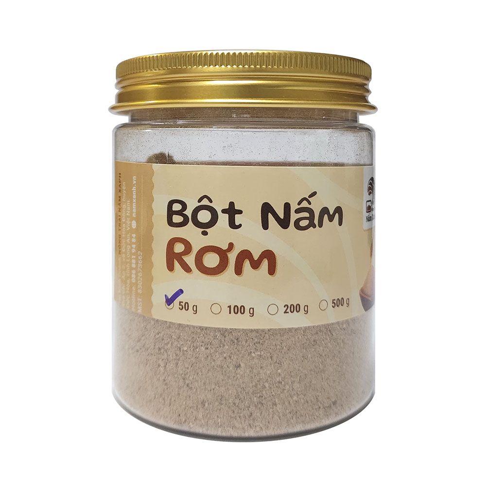 Bột Nấm Rơm - Nhiều Dưỡng Chất - Nông Trại Nấm Xanh