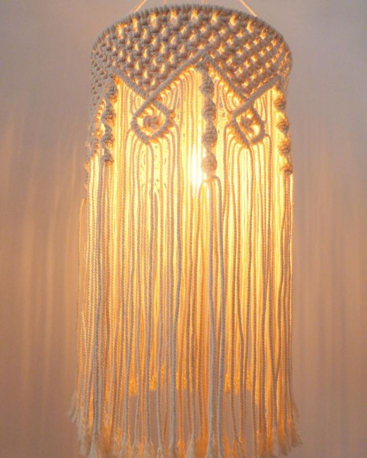 Đèn lồng trang trí tết thủ công macrame lamps DLM001