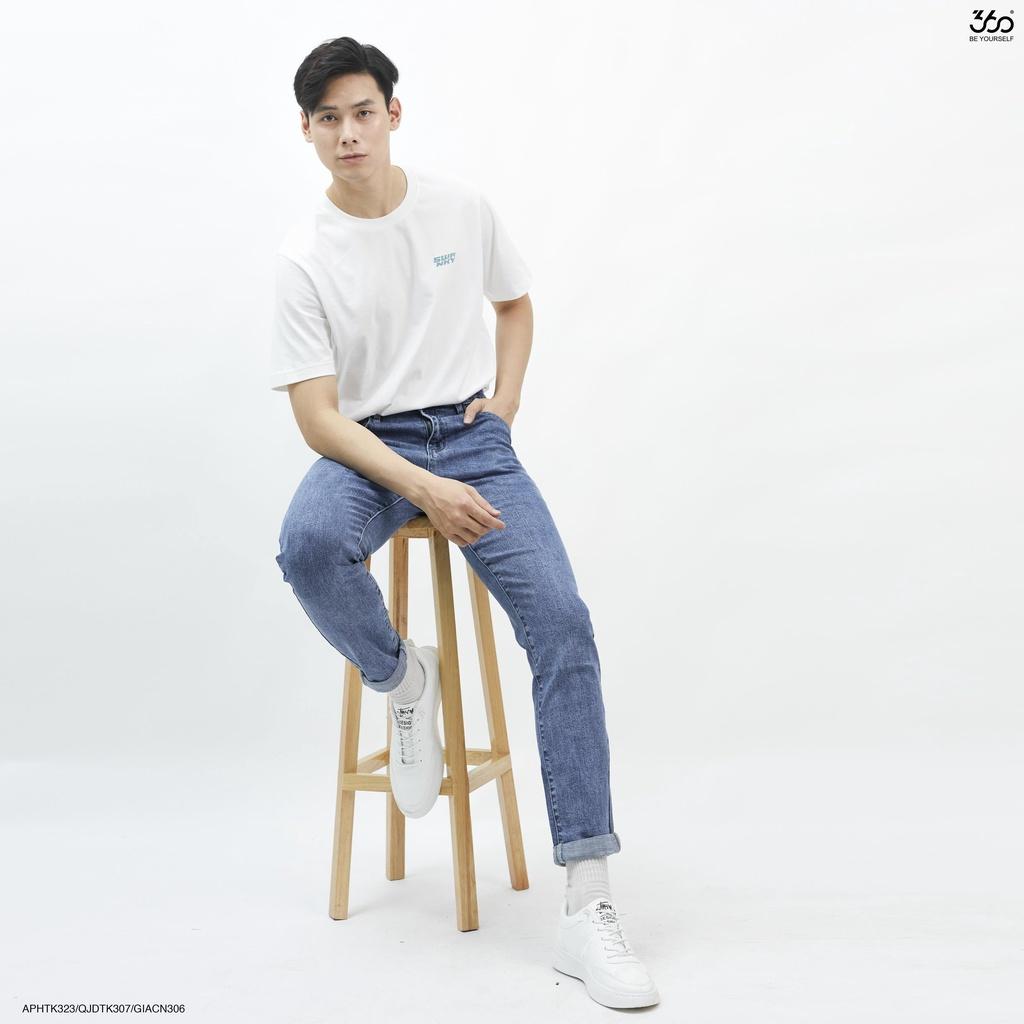 Quần jeans nam local brand 360 BOUTIQUE màu xanh navy - QJDTK307