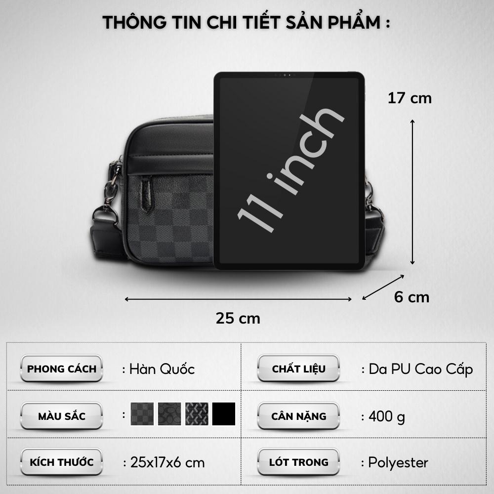 Túi đeo chéo,Túi đeo vai nam nữ,Da Pu cao cấp,KT :25x17x6 cm ,Chống thấm nước -Kiểu dáng trẻ trung, cá tính -