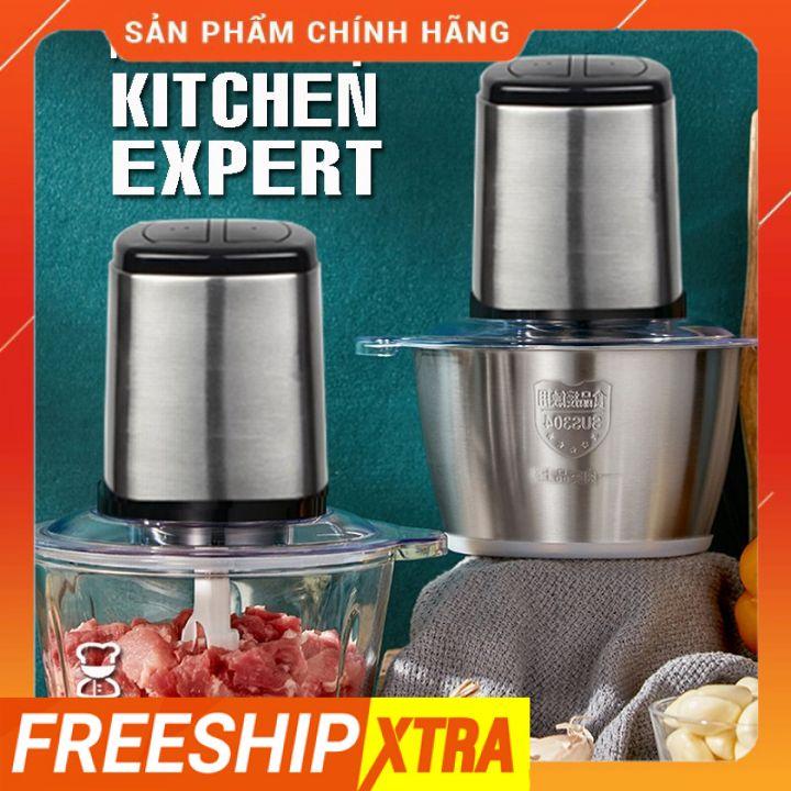 Máy xay đa năng Kitchen Expert Hàng Tốt,Máy xay thịt, xay thực phẩm,máy xay inox 2L