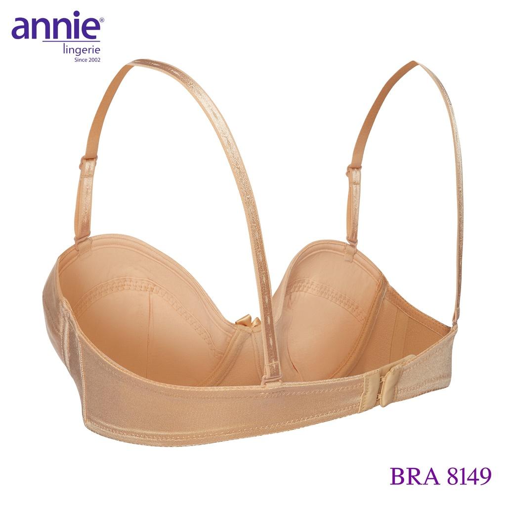 Áo ngực cúp ngang mút mỏng siêu nhẹ annie BRA8149 quyến rũ, có chỗ lắp thêm mút nâng ngực gợi cảm, ôm ngực không hở ngực