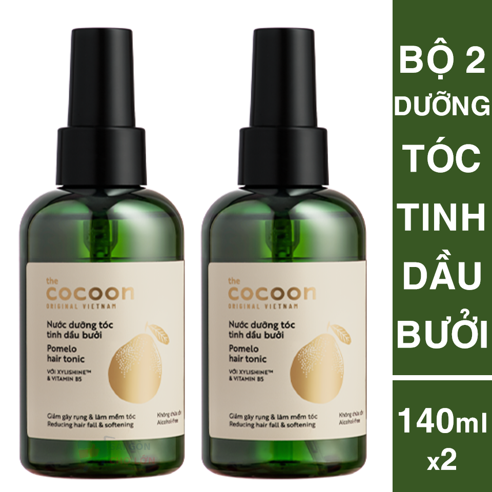 Combo 2 chai nước dưỡng tóc tinh dầu bưởi Cocoon