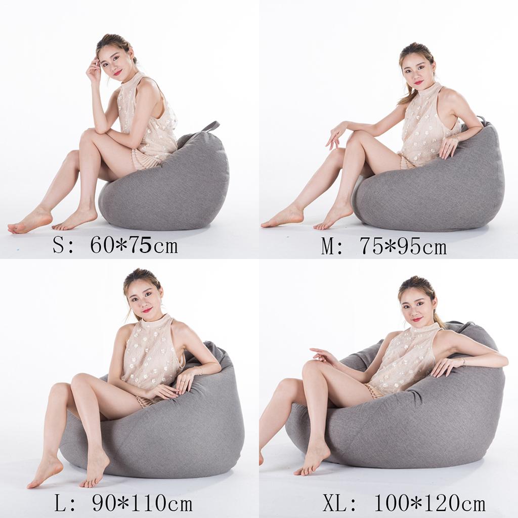 Beanbag Vỏ Cho Thú Nhồi Bông Kích Thước Người Lớn 90 * 110cm
