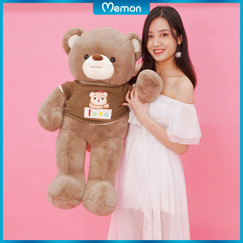 Gấu Bông Teddy Áo Len Gấu Love Cao Cấp