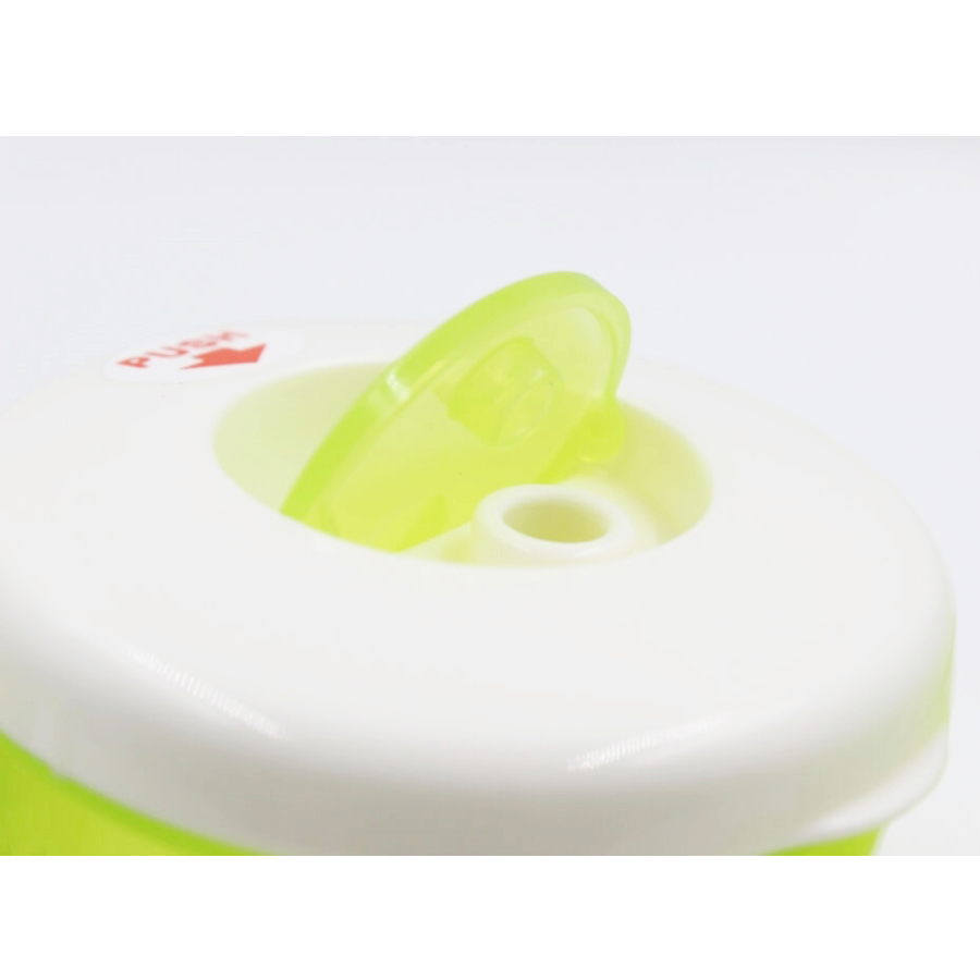 Cốc tập uống có tay cầm, lỗ cắm ống hút tiện lợi - Hàng nội địa Nhật