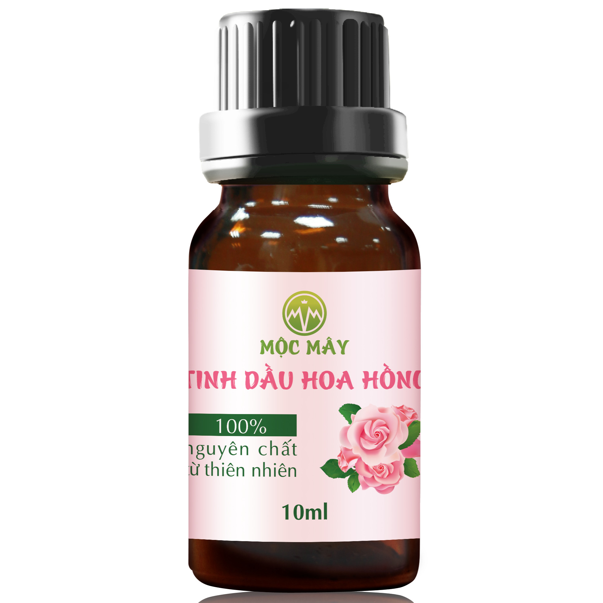 Tinh dầu hoa Hồng 10ml Mộc Mây - tinh dầu thiên nhiên nguyên chất 100% - chất lượng và mùi hương vượt trội