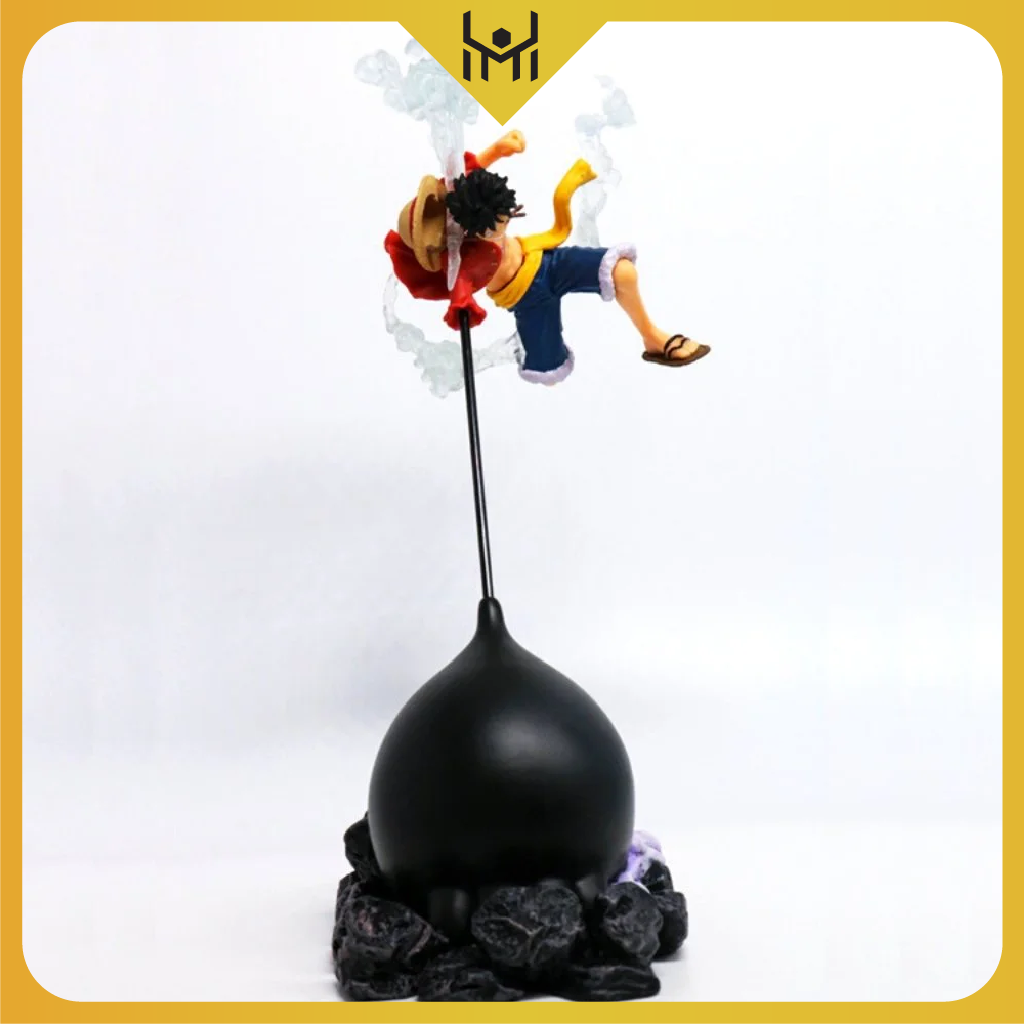 Mô hình One Piece - Figurer Luffy Gear 2 trạng thái chiến đấu cao 26cm nặng 300g , Figure OnePiece - no box