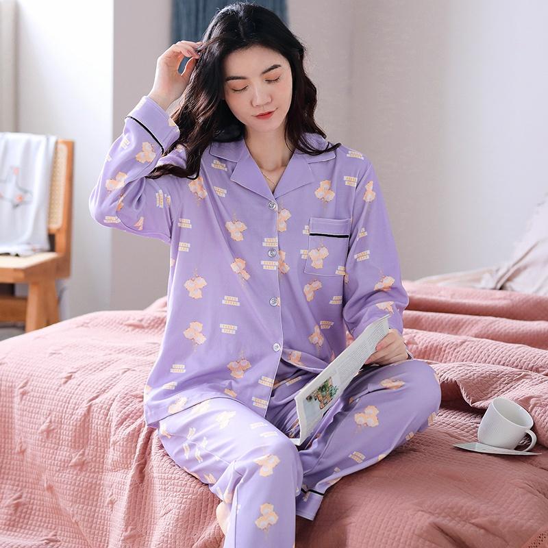 BỘ PIZAMA NỮ TÔNG VÀNG NỔI BẬT TÔN DA, COTTON MỀM MỊN, SIZE M-2XL