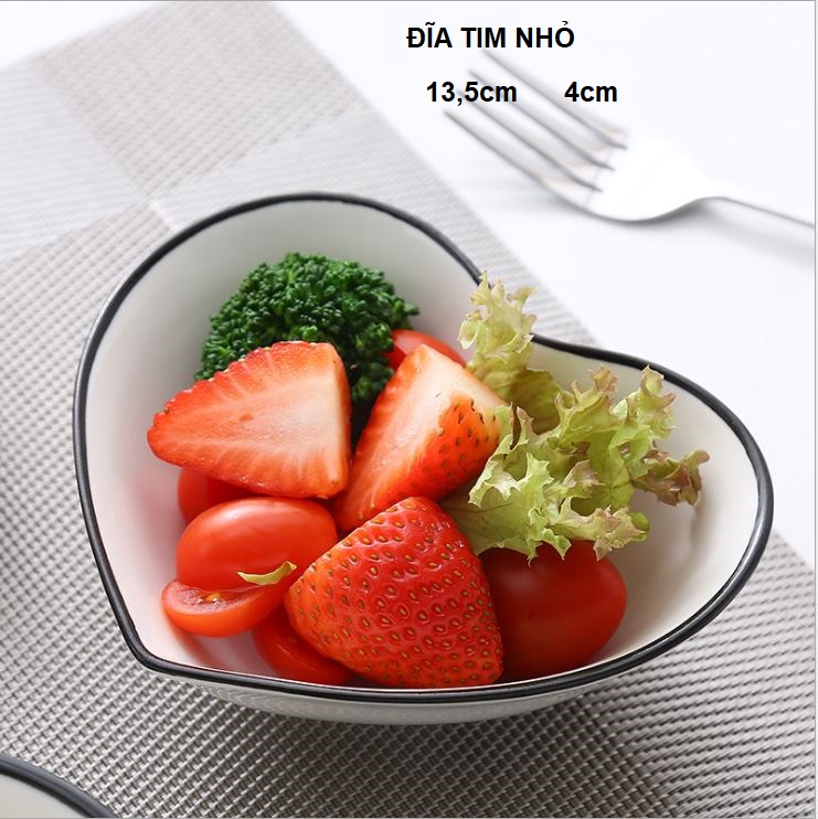 Set bàn ăn Trắng viền đen phong cách Bắc Âu
