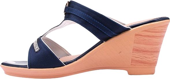 Dép Nữ Cao Gót Huy Hoàng HT7068 - Xanh (Size