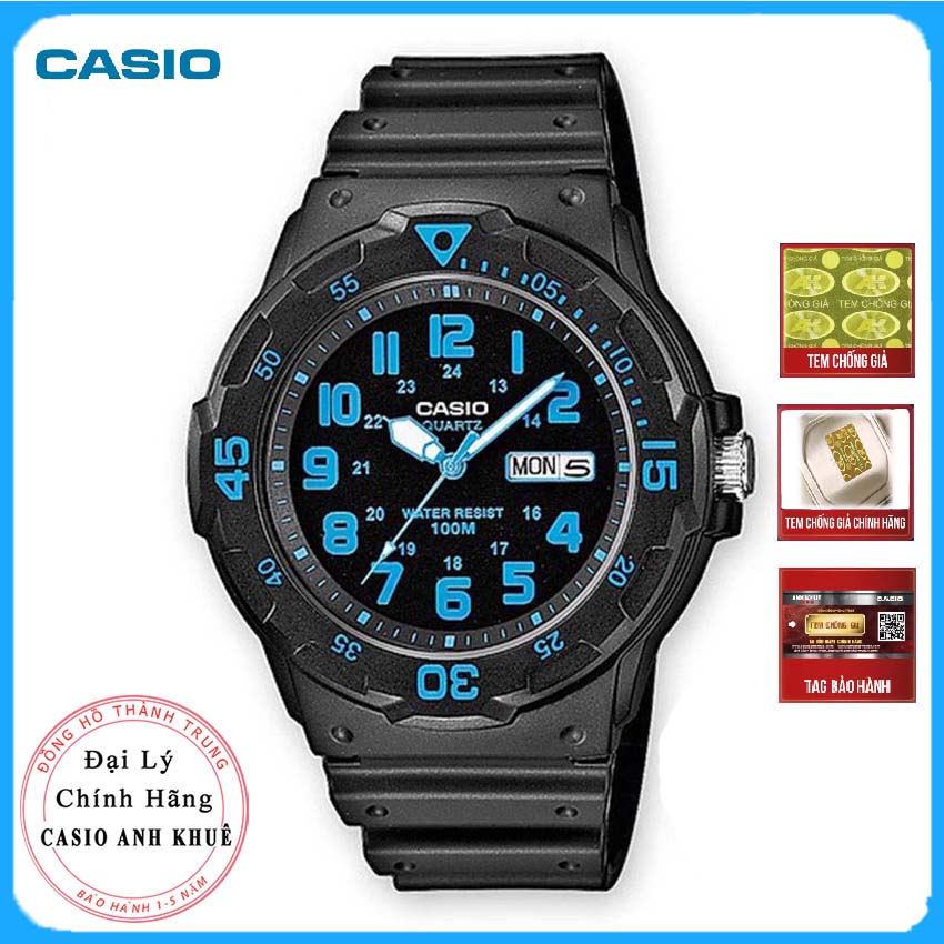 Đồng hồ nam Casio dây nhựa MRW-200H-2BVDF