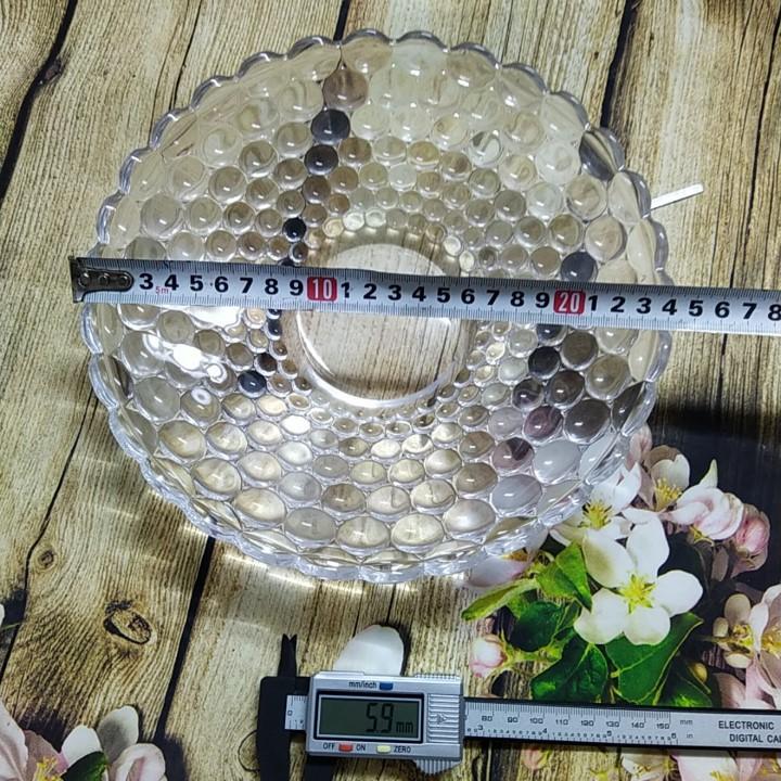 Dĩa Thủy Tinh Cao Cấp - Kiểu Dáng Sang Trọng