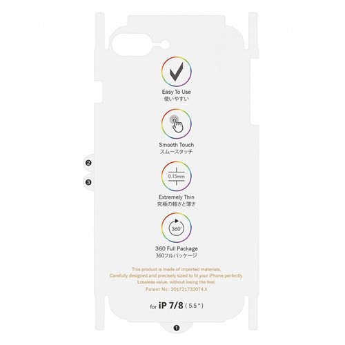 Miếng dán PPF tự phục hồi vết trầy xước cho các dòng điện thoại iPhone - Hàng nhập khẩu