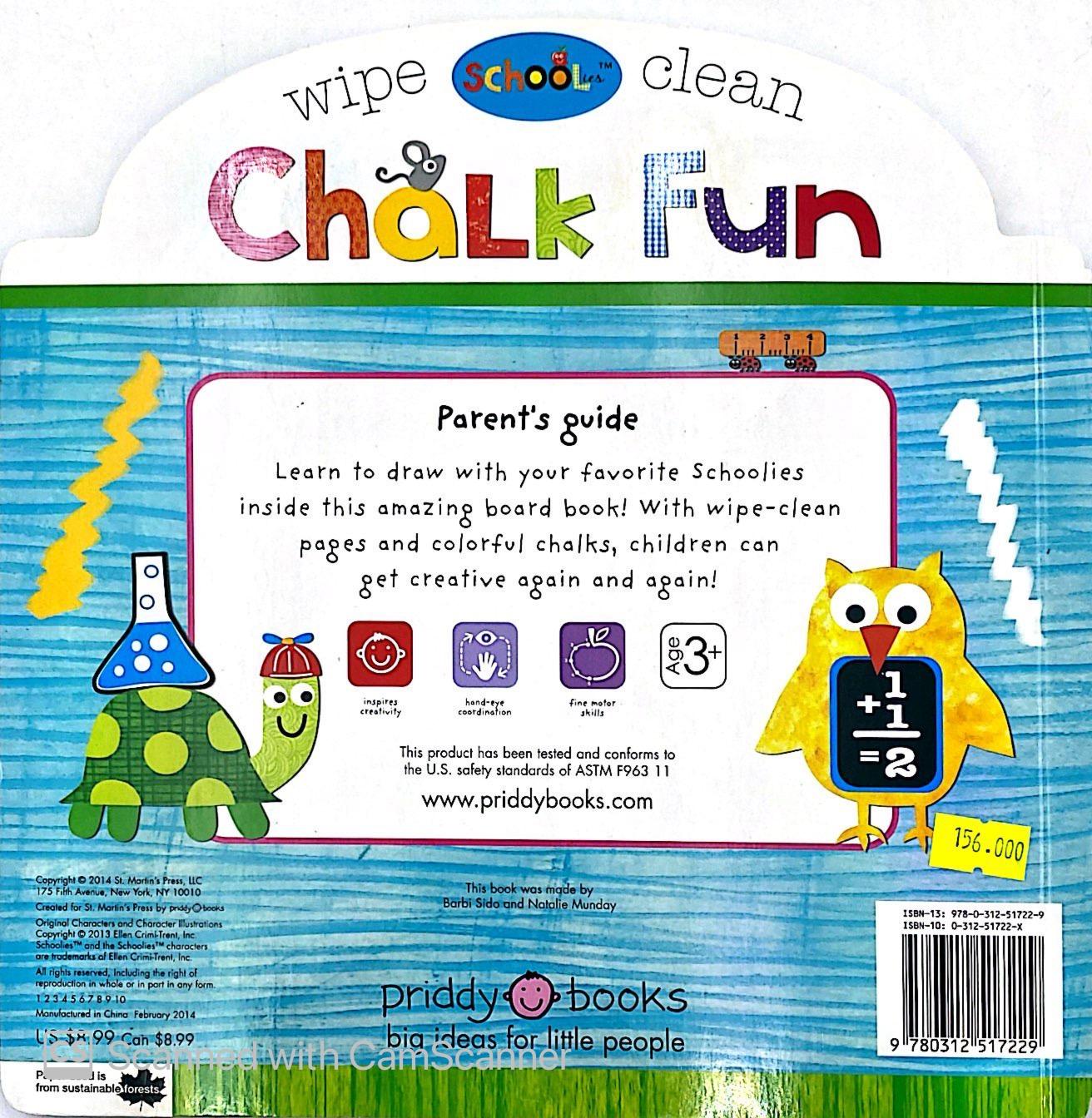 Schoolies Board Books Chalk Fun