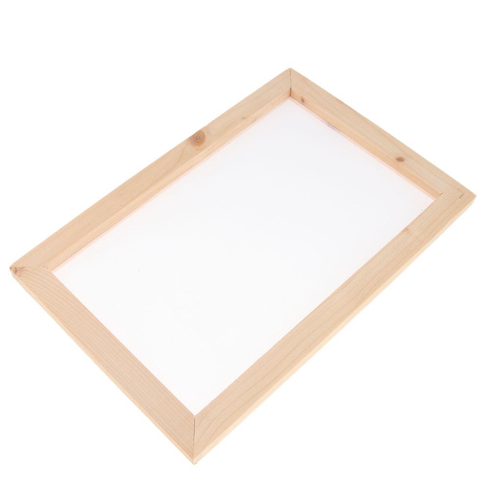 Màn Hình Khung Giấy Làm Bằng Gỗ Cho Thủ Công Giấy DIY