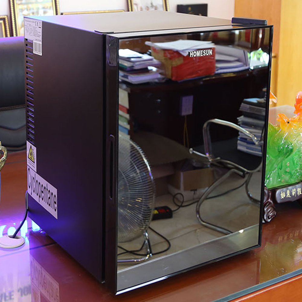 Tủ mát - Minibar, Tủ bảo quản mỹ phẩm, Model: BCH-36B2, Thể tích 36L, Công suất 65W, Điện áp 220VAC, Cửa gương sang trọng, Không tiếng ồn, Tiết kiệm điện năng, Thương hiệu Homesun, Hàng chính hãng