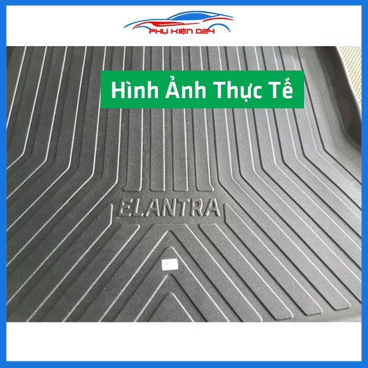 Thảm nhựa lót cốp Elantra 2016-2017-2018-2019-2020-2021-2022 nhựa dẻo dày dặn đàn hồi tốt