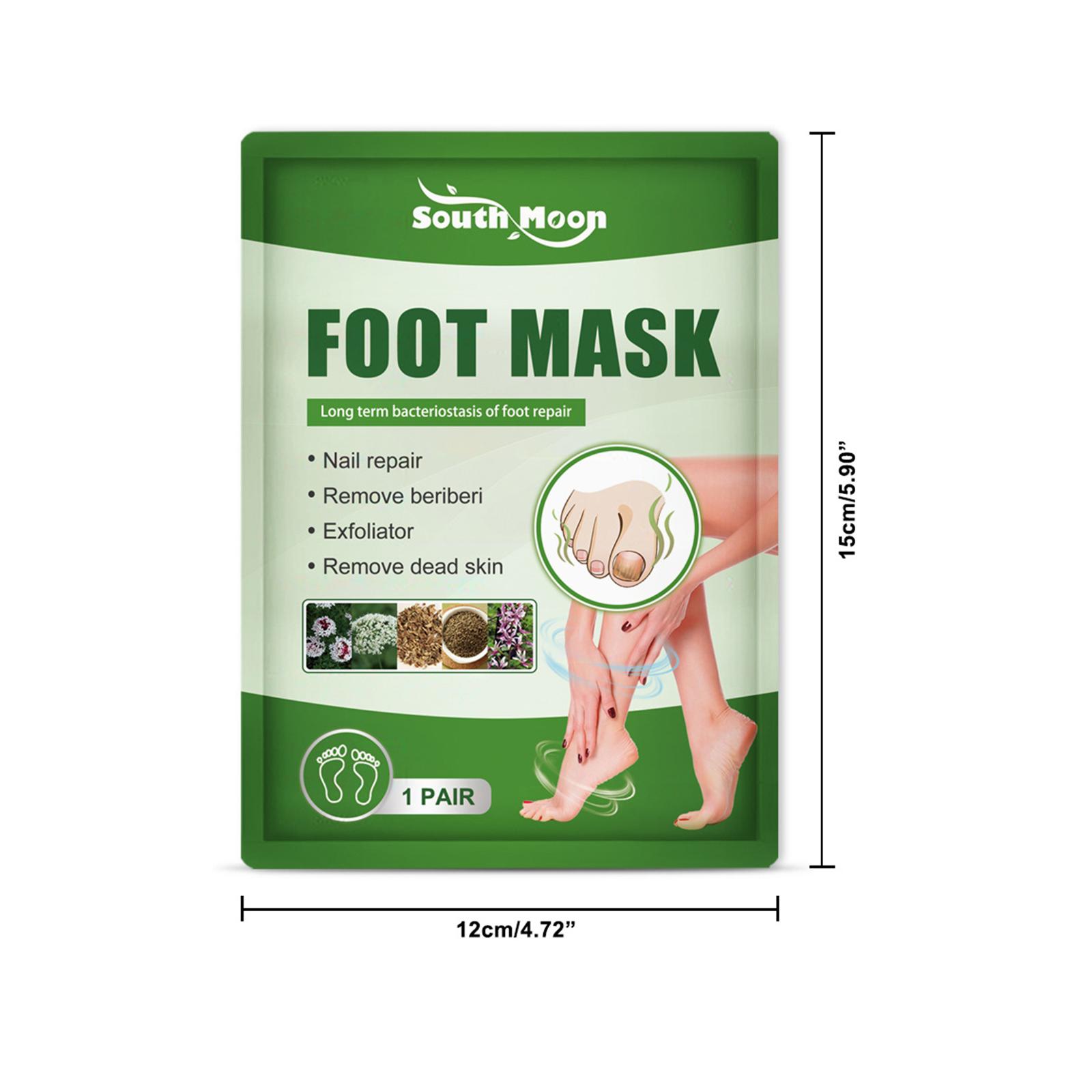 South Moon Nail Repair Foot Mask Manicure Repair Onychomycosis Bright Nail Foot Cracked Exfoliation